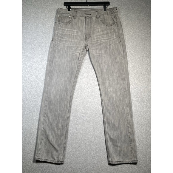 Levi's Other - 511 Levis Stretch Jeans Mens Size‎ 38x32 Gray Wash Denim Pants Slim Fit (36x33)